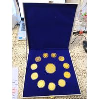 Набор из 12 геральдических жетонов таможенных органов Республики Беларусь