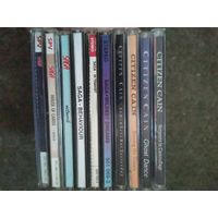 10pcs audio CDs rock Albums citizen cain, saga 8р за диск