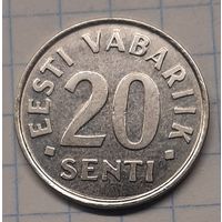 Эстония 20 центов 2004г.km23а