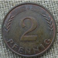 2 пфеннига 1959 G Германия