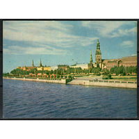 Почтовая карточка " Латвийская ССР. Рига. Комсомольская набережная"