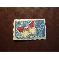 Мадагаскар 1960 г.Бабочка Колотис Ион./16а/