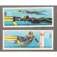 ГДР 1985г подводный спорт