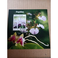 Сан Томе и Принсипи  2020. Цветы. Орхидеи