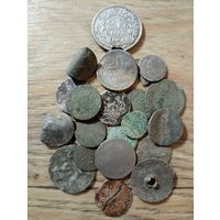 Монетный билон и серебро 42 гр. на реставрацию или ..