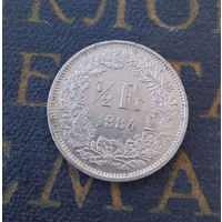 1/2 франка 1984 Швейцария #01