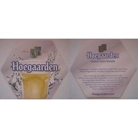 Подставка под пиво Hoegaarden  /Бельгия/.