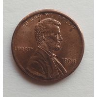 США. 1 цент 1994 г.