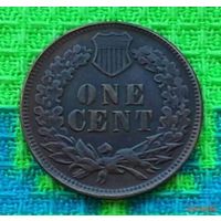 США 1 цент 1890 года, Индеец.