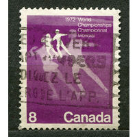 Спорт. Чемпионат по фигурному катанию в Калгари. Канада. 1972. Полная серия 1 марка