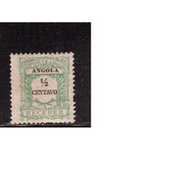 Ангола-1921,(Мих.21) *  , Служебные марки, Надп.