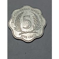 Карибы 5  центов 1999 года .