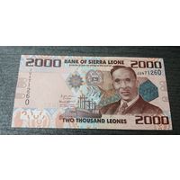 Сьерра-Леоне. 2000 леоне. 2021. UNC