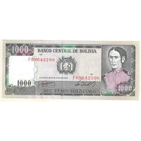 Боливия 1000 песо 1982