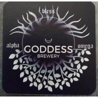 Подставку под пиво "Goddess brewery ".