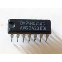 Микросхема DV74HC74A (аналог ЭКР1564ТМ2 КР1564ТМ2 К1564ТМ2)