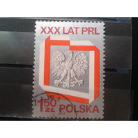 Польша 1974, 30 лет ПНР, герб