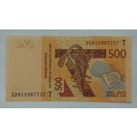 Западная Африка (Того) 500 франков 2012 г. T