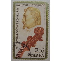 Польша марка 1981 г. Международный конкурс скрипачей имени Венявского