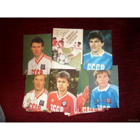 Набор открыток "Звезды советского футбола"
