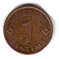 Латвия. 1 сантим. 1997 г.