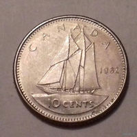 10 центов, Канада 1982 г.