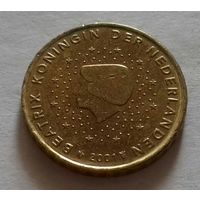 10 евроцентов, Нидерланды 2001 г.