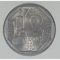 Франция 2 франк 1995г 100 лет со дня смерти Луи Пастера