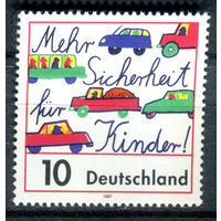 Германия - 1997г. - Безопасность детей на дорогах - полная серия, MNH с вмятиной [Mi 1954] - 1 марка