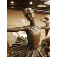 Бронзовая статуэтка маленькая балерина клеймо