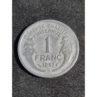 ФРАНЦИЯ 1 франк 1957 B