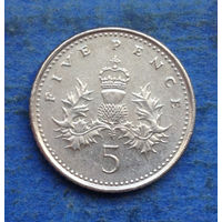 Великобритания 5 пенсов 2007