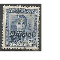 Новая Зеландия. Король Георг VI. Служебная марка. 1938г. Mi#58.