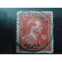 Бельгия 1944 Король Лопольд 3  1 франк