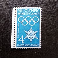 Марка США 1960 год Олимпийские игры