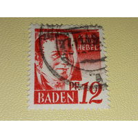 Германия 1947, 1948 Французская зона оккупации. Баден