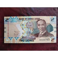 2 леоне Сьерра-Леоне 2022 г.