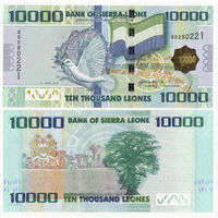 Сьерра Леоне 10000 леоне образца 2010 года UNC p33a