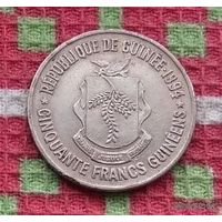 Гвинея 50 франков 1994 года