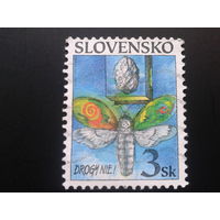 Словакия 1998 метеорит, насекомое