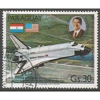 Парагвай. Космический челнок. 1981г. Mi#3422.