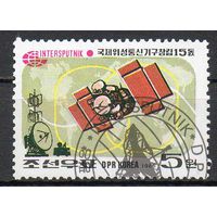 Космос 15 лет программе Интерспутник КНДР 1986 год серия из 1 марки