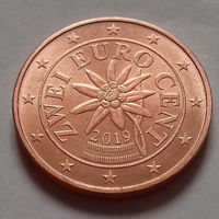 2 евроцента, Австрия 2019 г., UNC