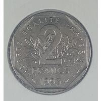 Франция 2 франк 1993г 50 лет Национальному движению сопротивления