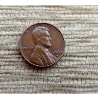 Werty71 США 1 цент 1968 D