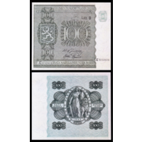 [КОПИЯ] Финляндия 100 марок 1945(48) (водяной знак)