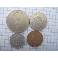 Четыре монеты/23 с рубля!
