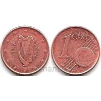 Ирландия 1 евроцент 2002, 2012 - на выбор