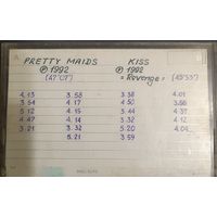 Аудиокассета PRETTY MAIDS 1992 - Sin-Decade - / KISS 1992 - Revenge
