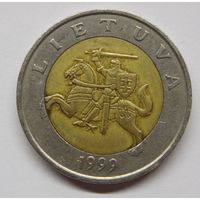 Литва 5 лит 1999 г